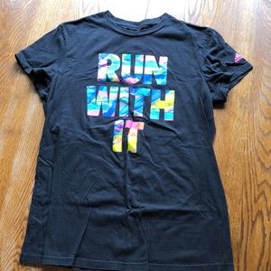 Adidias “Run With It” Tee